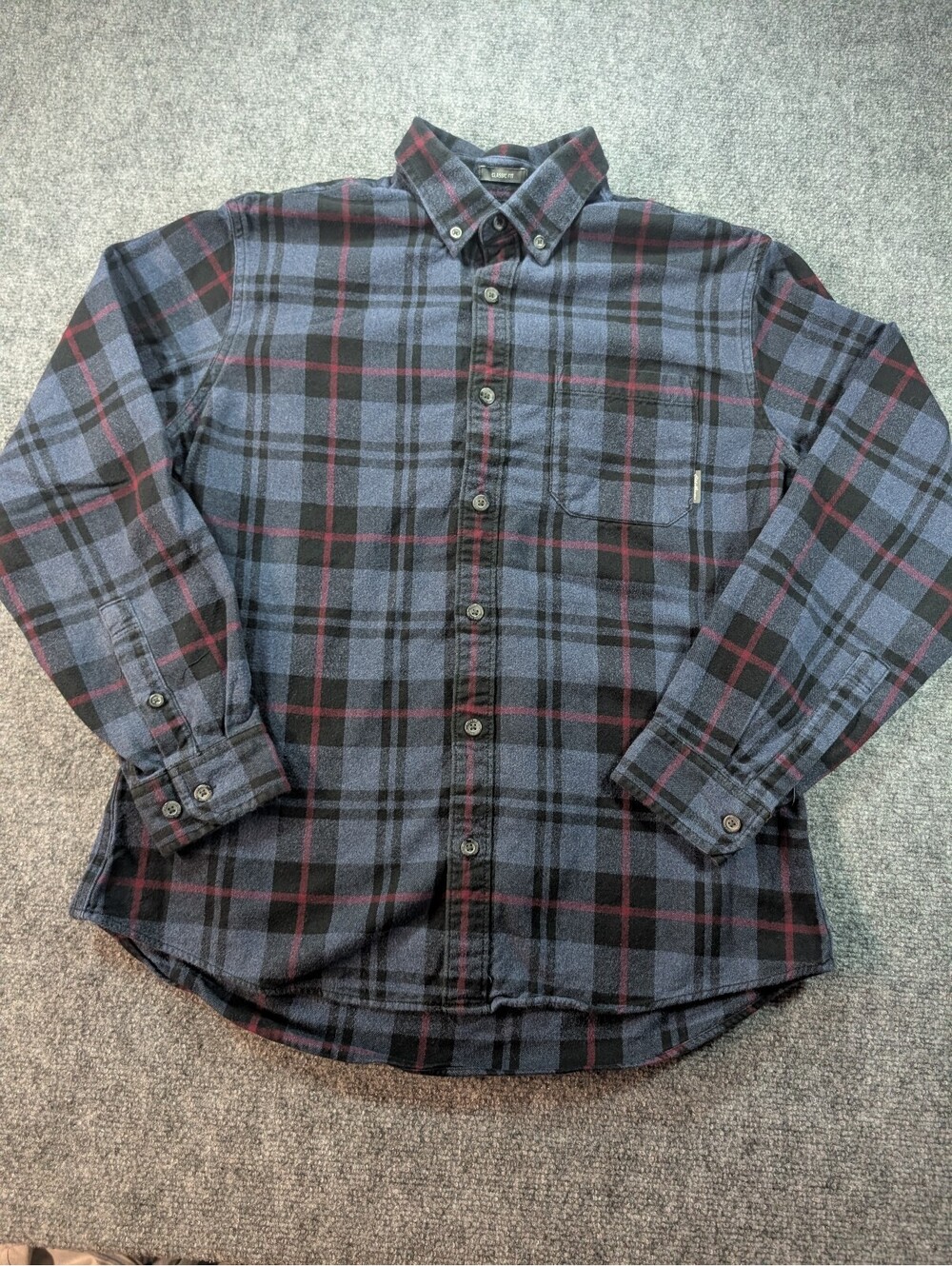 Eddie Bauer Classic Fit Men's Flannel Shirt Large